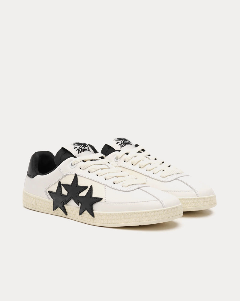 AMIRI Pacific White / Black Low Top Sneakers - 2