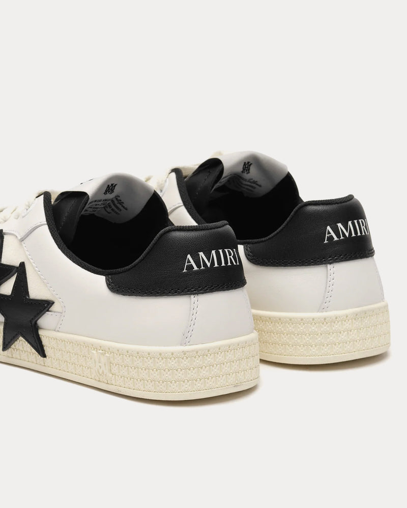 AMIRI Pacific White / Black Low Top Sneakers - 3