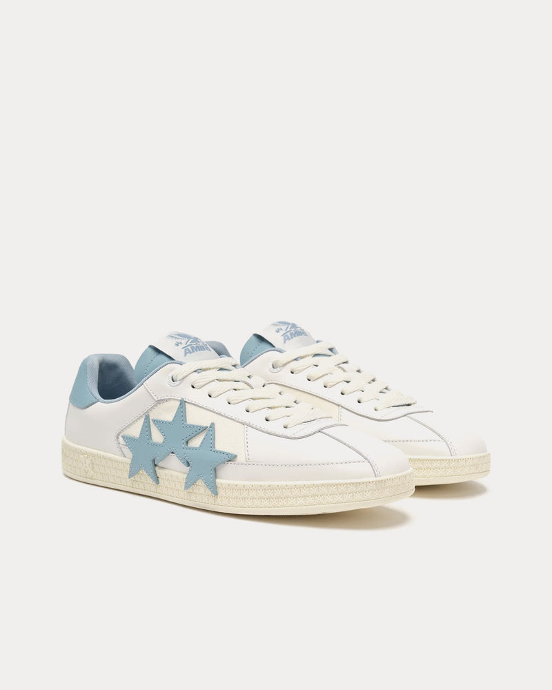 AMIRI Pacific White / Ocean Sky Low Top Sneakers - 2