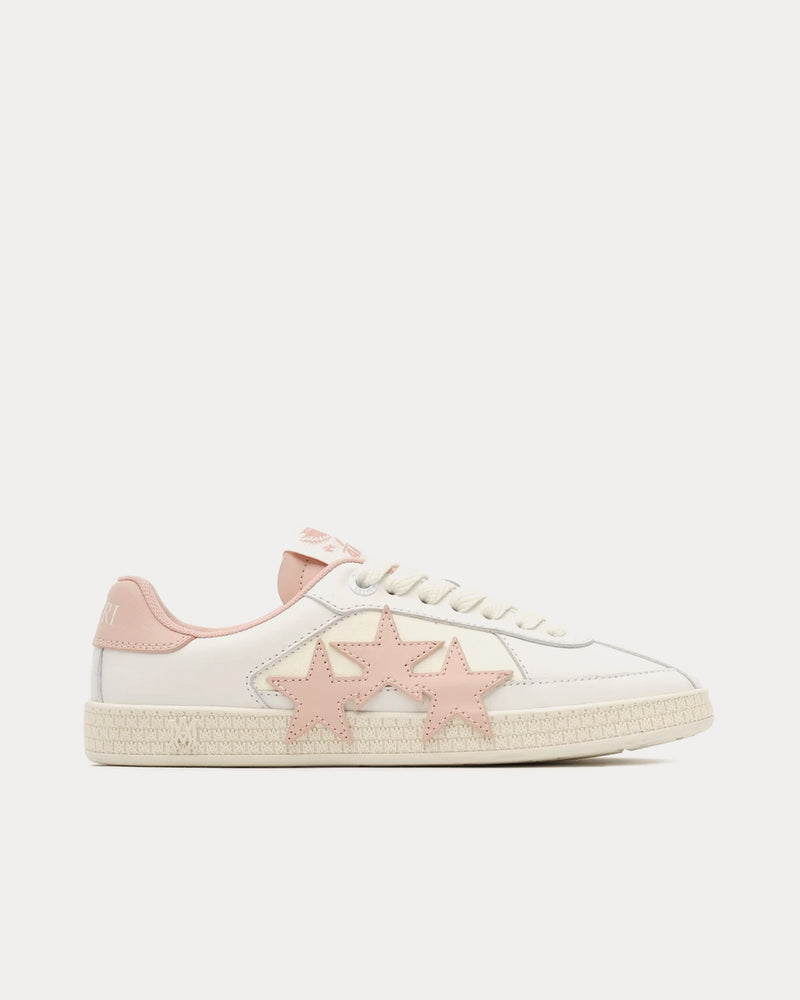 AMIRI Pacific White / Pale Peach Low Top Sneakers - 1