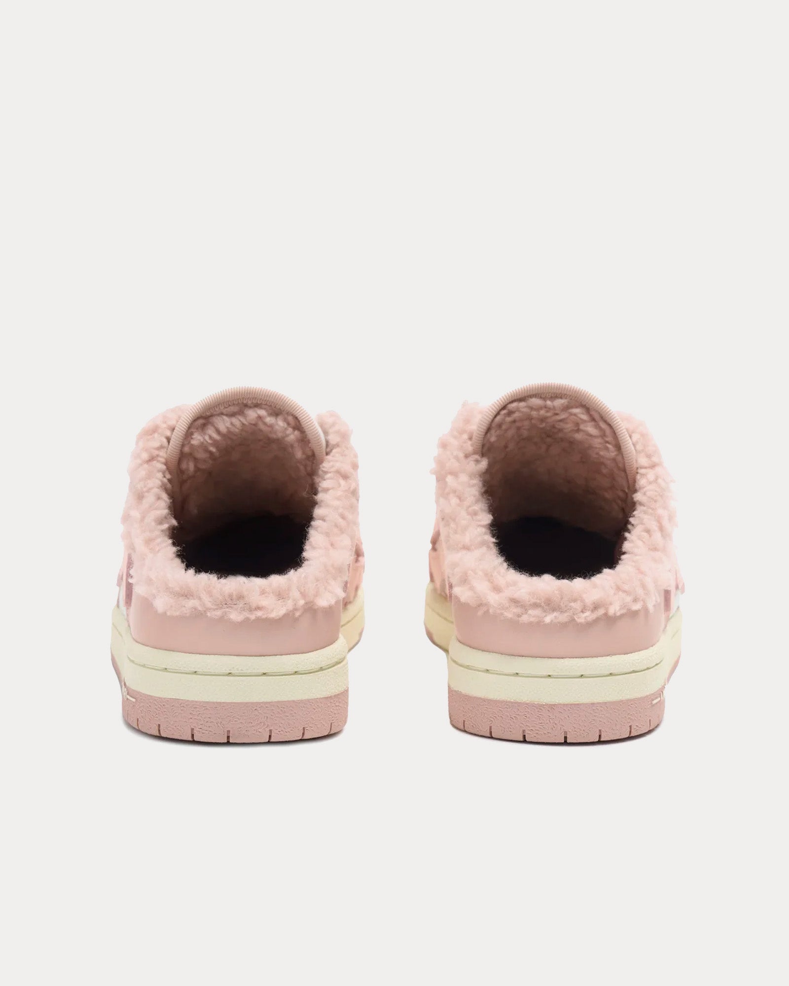 AMIRI Skel-Top Leather Pink Mules - 3