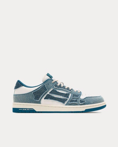 AMIRI Skel-Top Slate Blue Low Top Sneakers