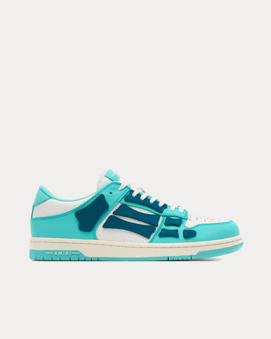 AMIRI Skel-Top Aqua Blue Low Top Sneakers