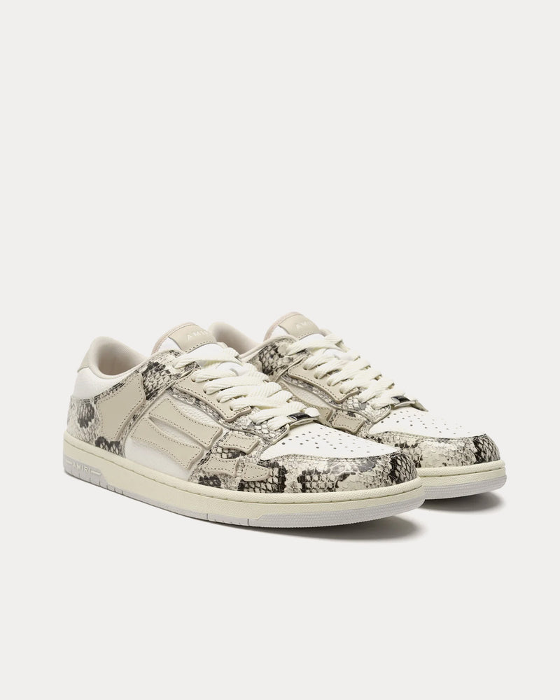 AMIRI Snake Skel-Top Alabaster Low Top Sneakers - 2