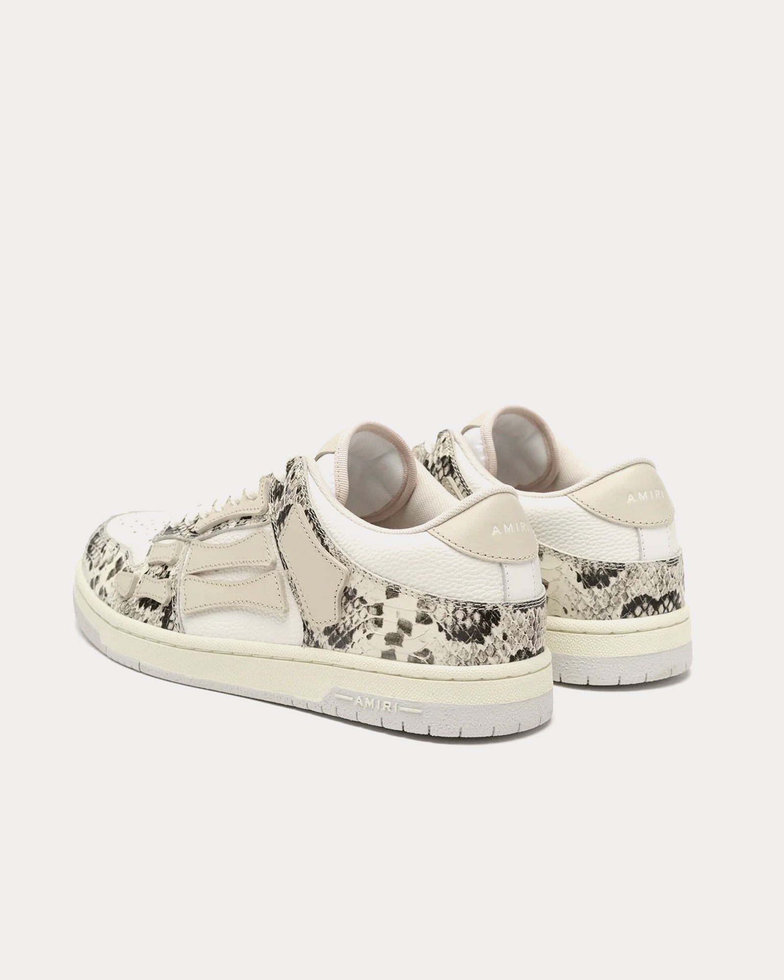 AMIRI Snake Skel-Top Alabaster Low Top Sneakers - 3