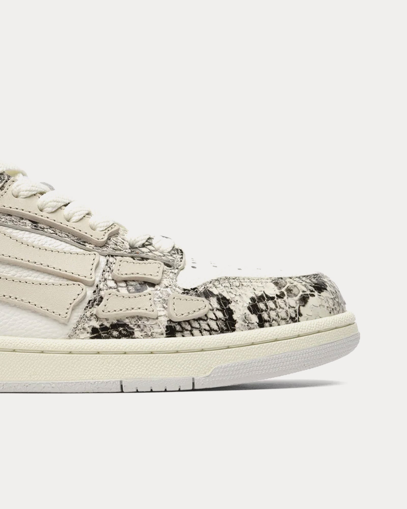 AMIRI Snake Skel-Top Alabaster Low Top Sneakers - 4