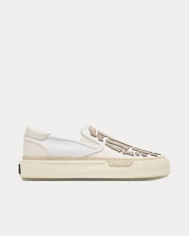 AMIRI Court White / Alabaster Slip On Sneakers