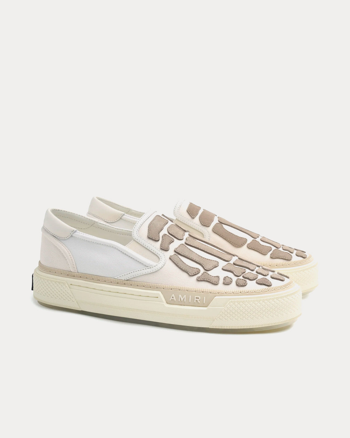 AMIRI Court White / Alabaster Slip On Sneakers - 2