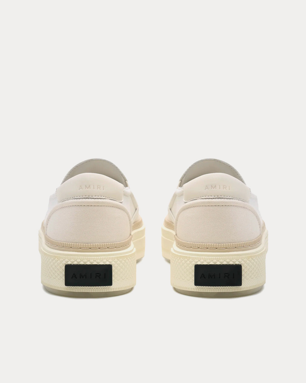 AMIRI Court White / Alabaster Slip On Sneakers - 3