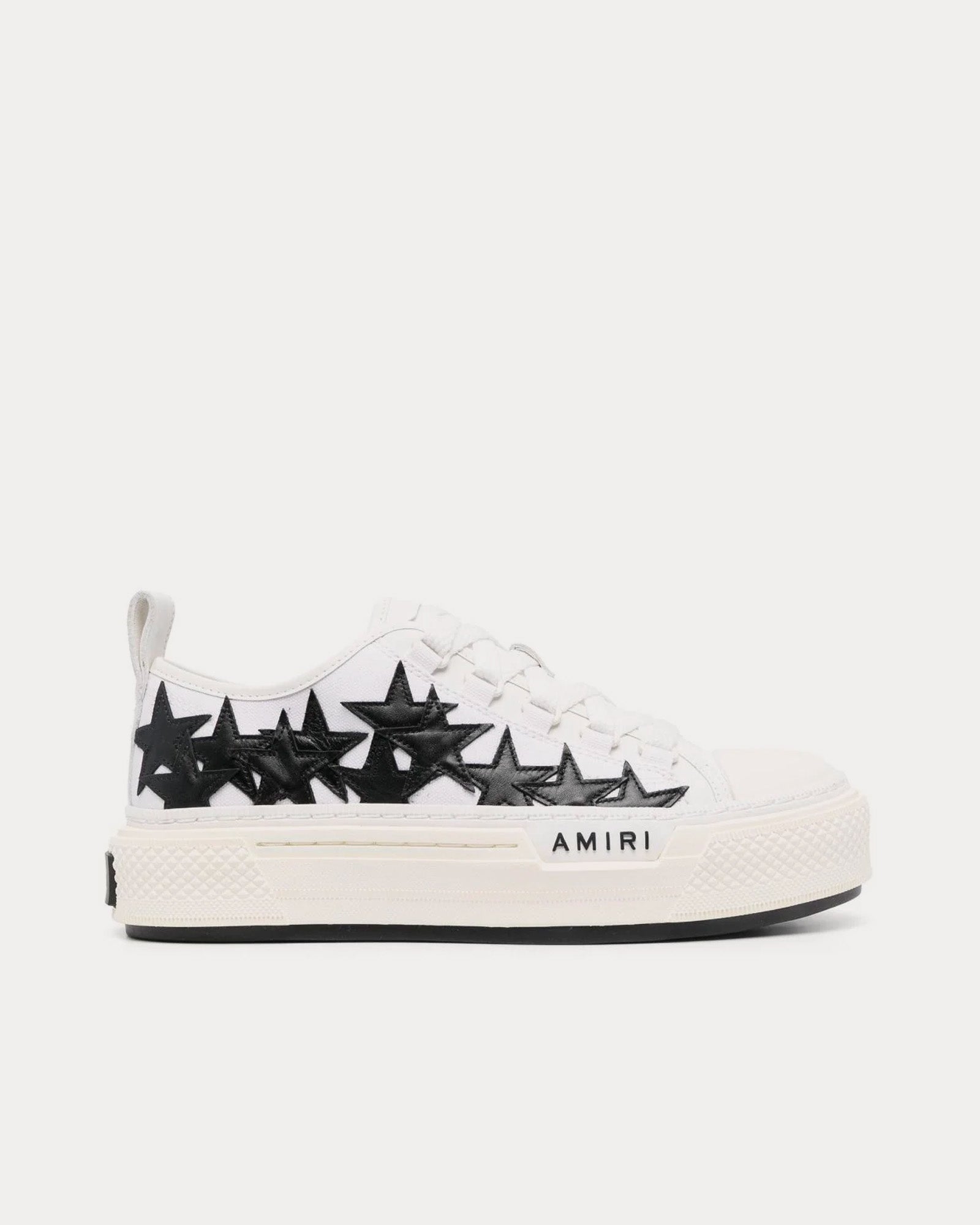 AMIRI Stars Court White / Black Low Top Sneakers - 1