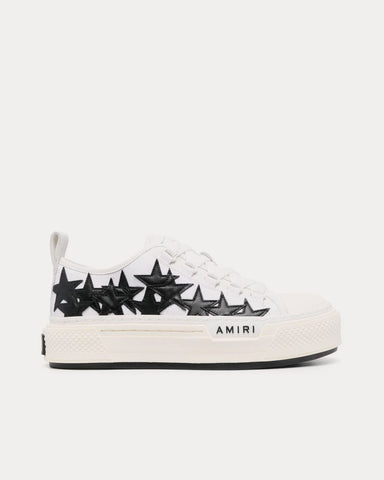 AMIRI Stars Court White / Black Low Top Sneakers