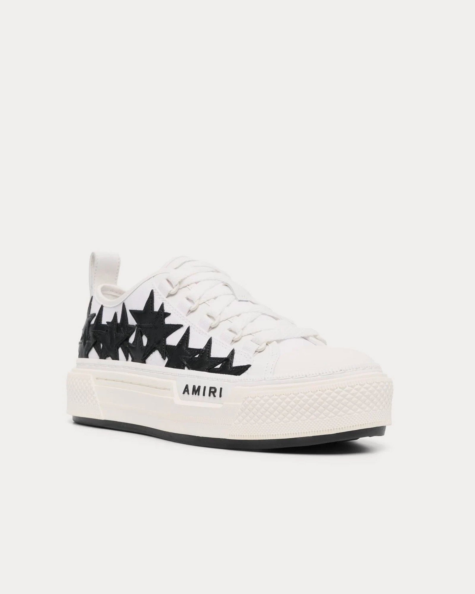 AMIRI Stars Court White / Black Low Top Sneakers - 3