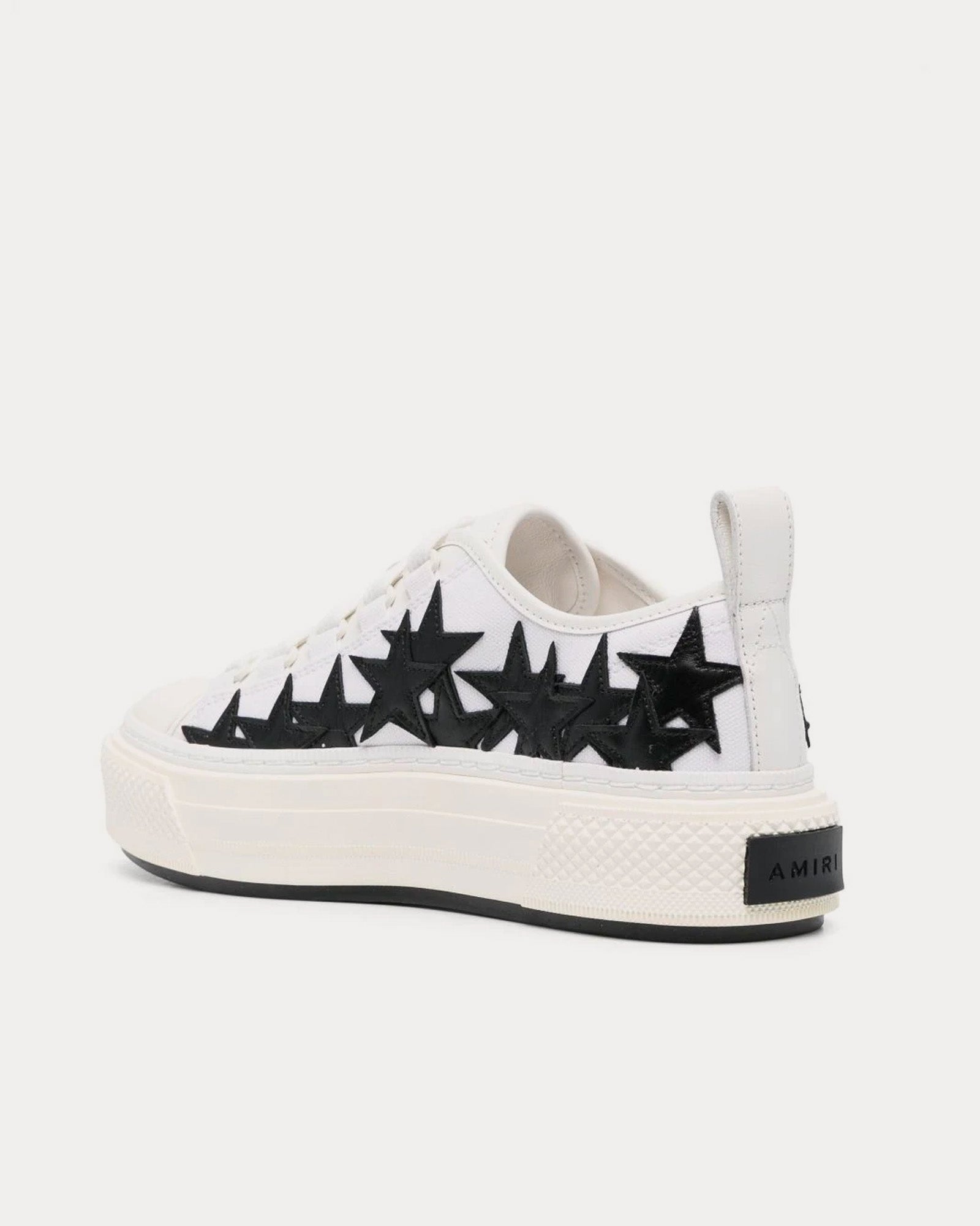 AMIRI Stars Court White / Black Low Top Sneakers - 4