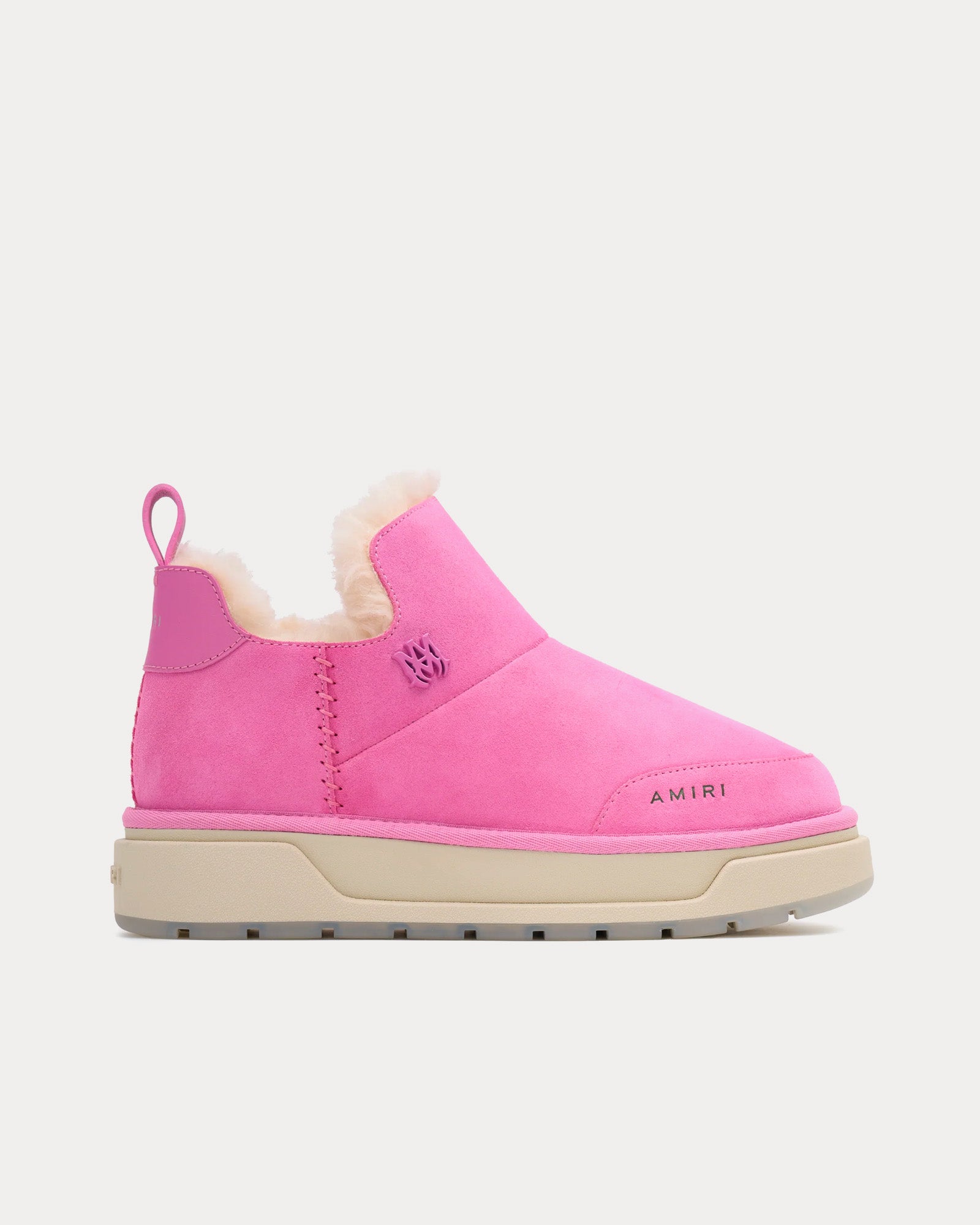 AMIRI Malibu Suede Pink Boots - 1