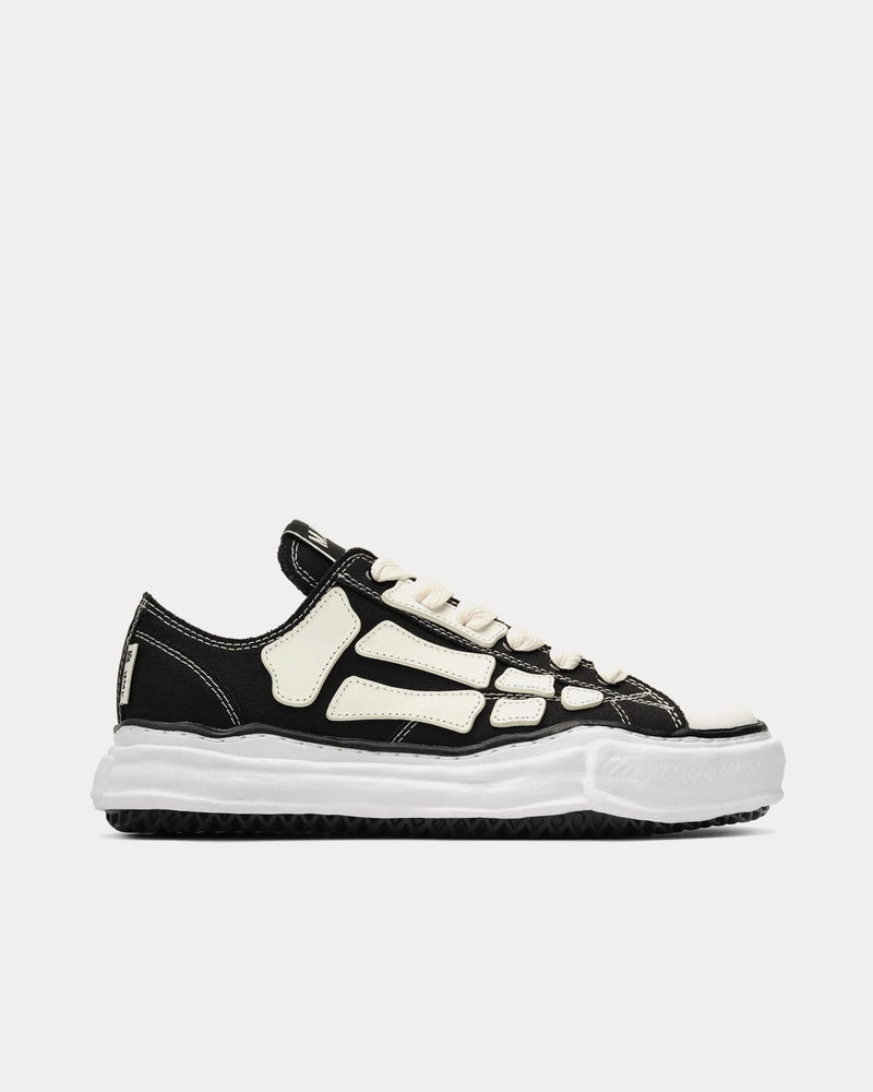 AMIRI x Mihara Yasuhiro MMY Bones Black / White Low Top Sneakers - 1