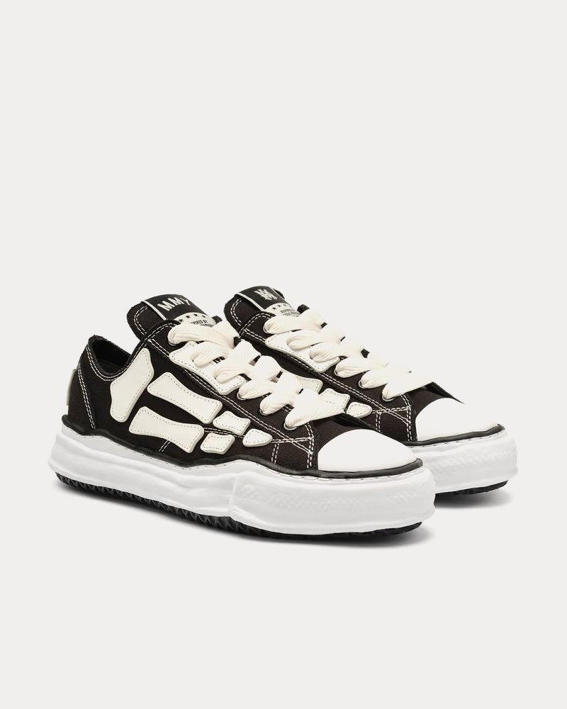 AMIRI x Mihara Yasuhiro MMY Bones Black / White Low Top Sneakers - 2