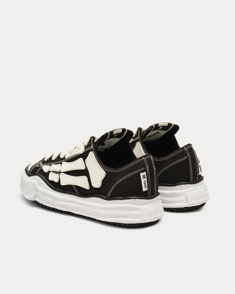 AMIRI x Mihara Yasuhiro MMY Bones Black / White Low Top Sneakers - 3