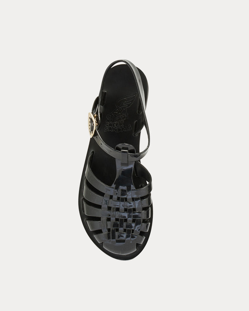 Ancient Greek Sandals Homeria Jelly Black Sandals - 2