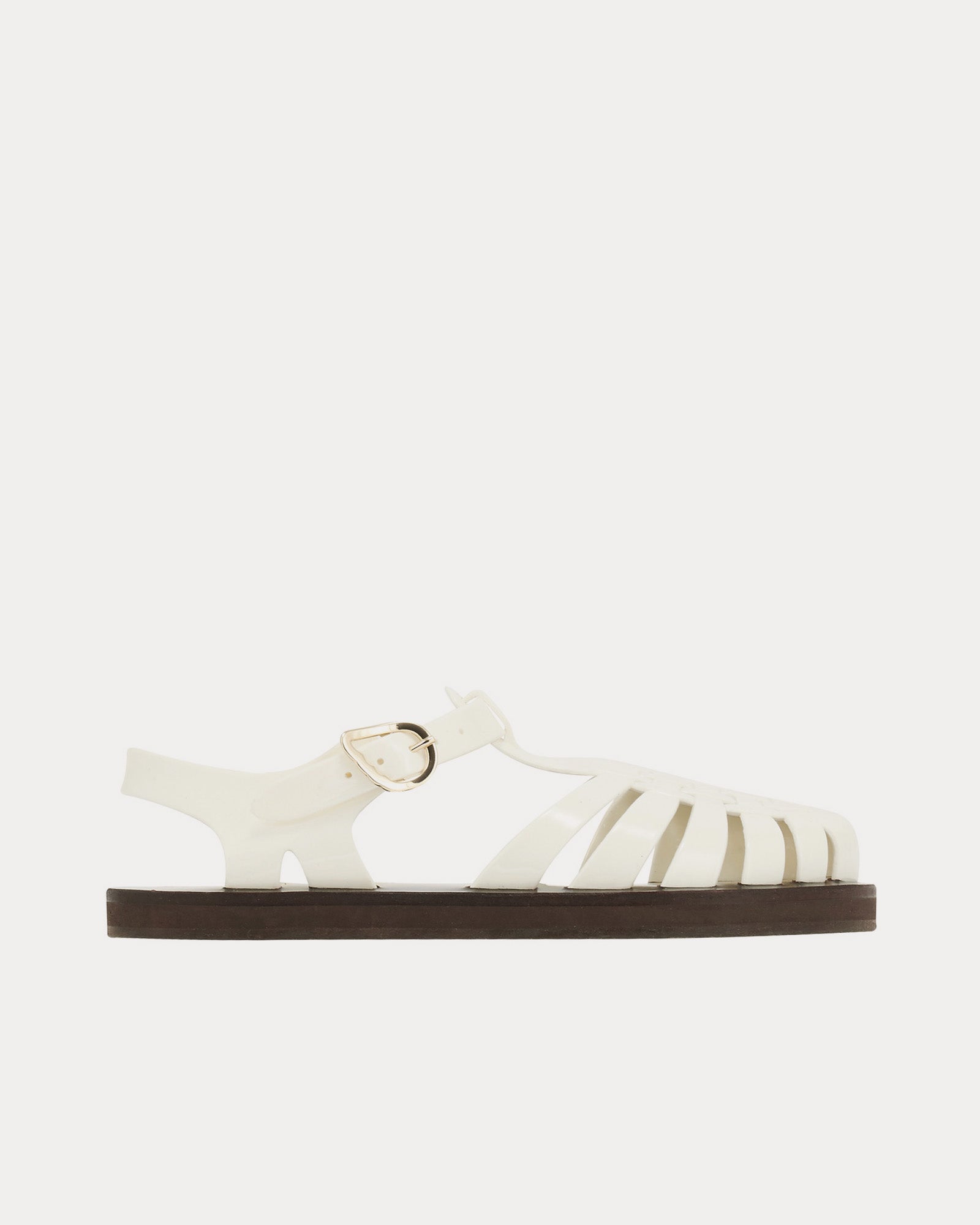 Ancient Greek Sandals Homeria Jelly White Sandals - 1