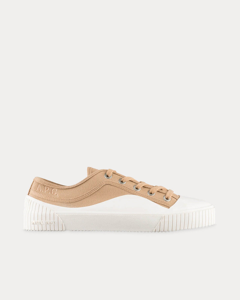 A.P.C. Iggy Basse Camel Low Top Sneakers - 1