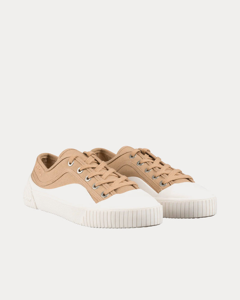 A.P.C. Iggy Basse Camel Low Top Sneakers - 3