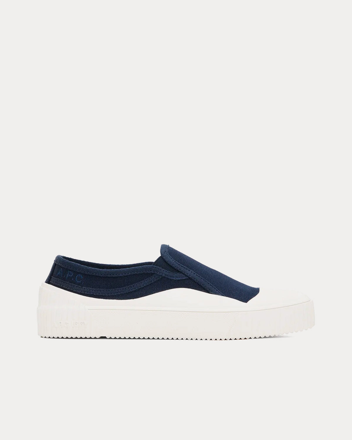 A.P.C. Iggy Basse Navy Slip On Sneakers - 1