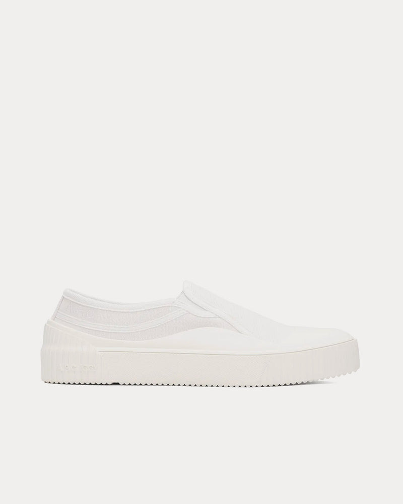 A.P.C. Iggy Basse White Slip On Sneakers - 1