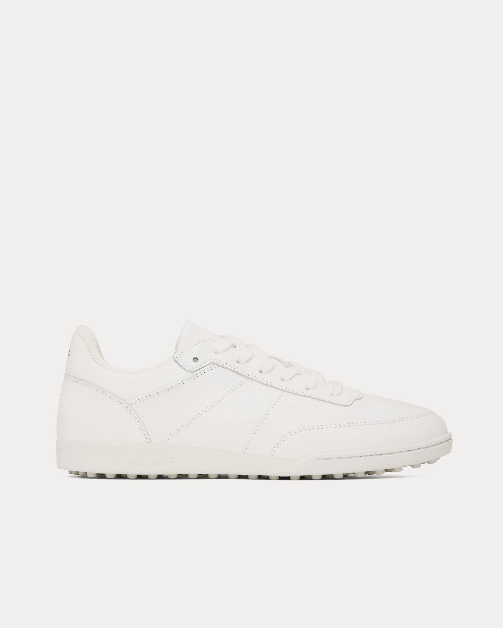 A.P.C. Moe White Low Top Sneakers - 1