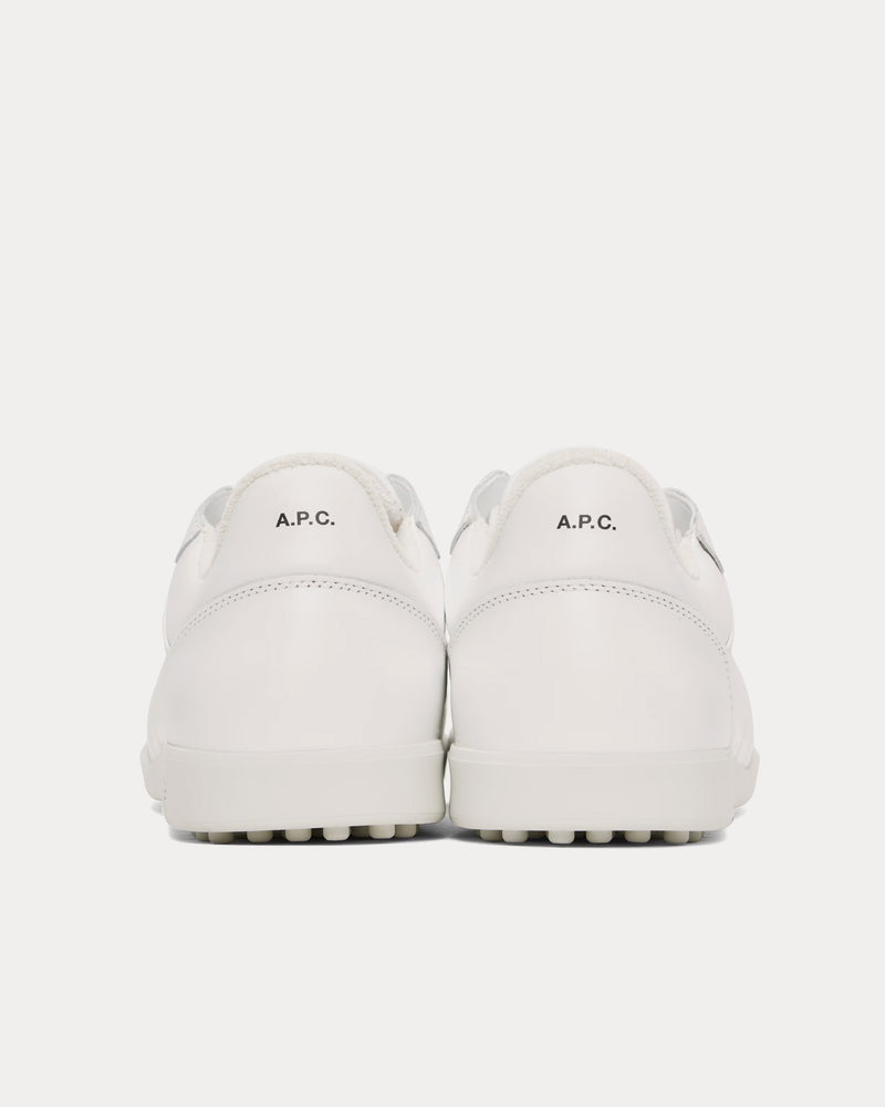 A.P.C. Moe White Low Top Sneakers - 4