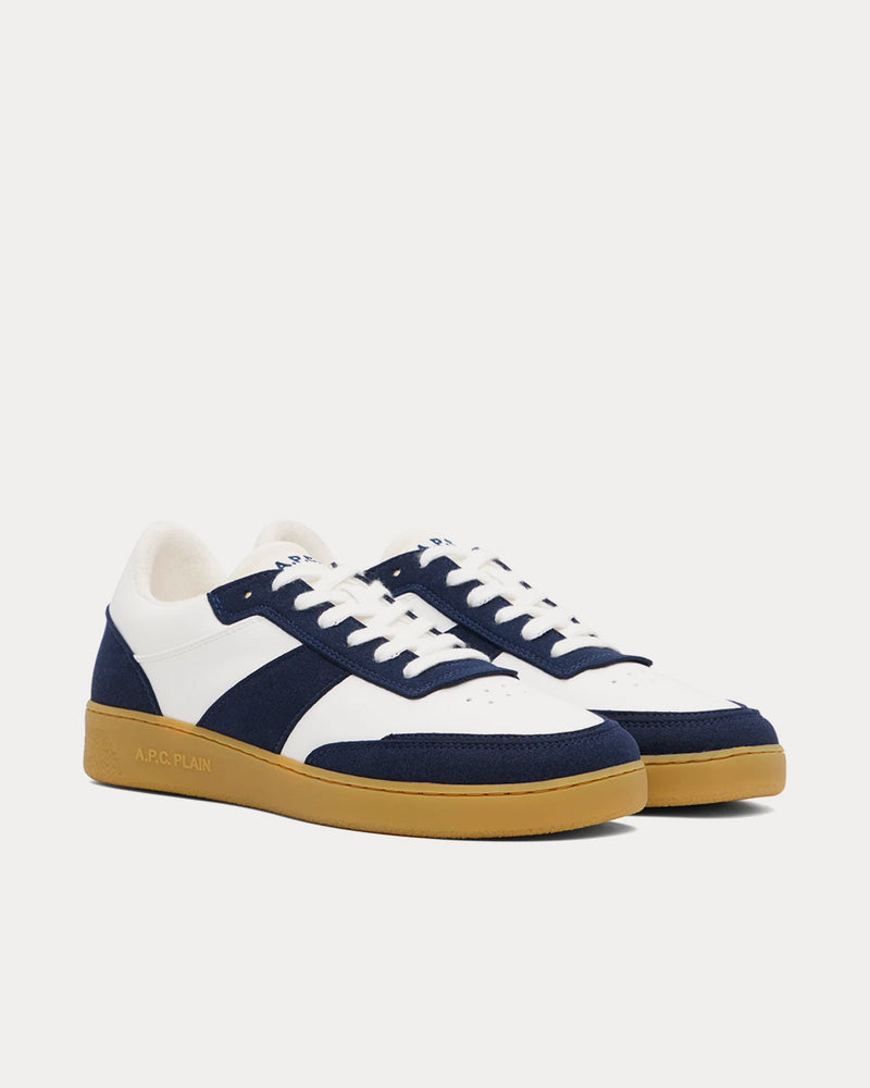 A.P.C. Plain Navy / White Low Top Sneakers - 2