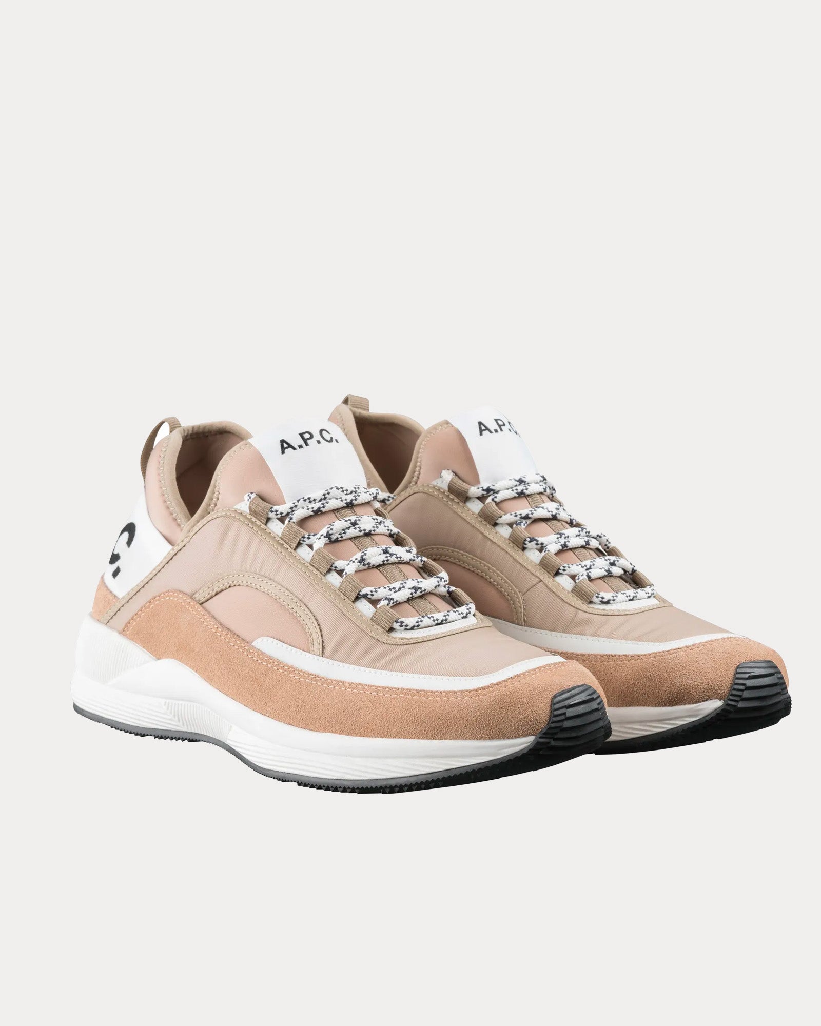 A.P.C. Run Around Taupe Low Top Sneakers - 3