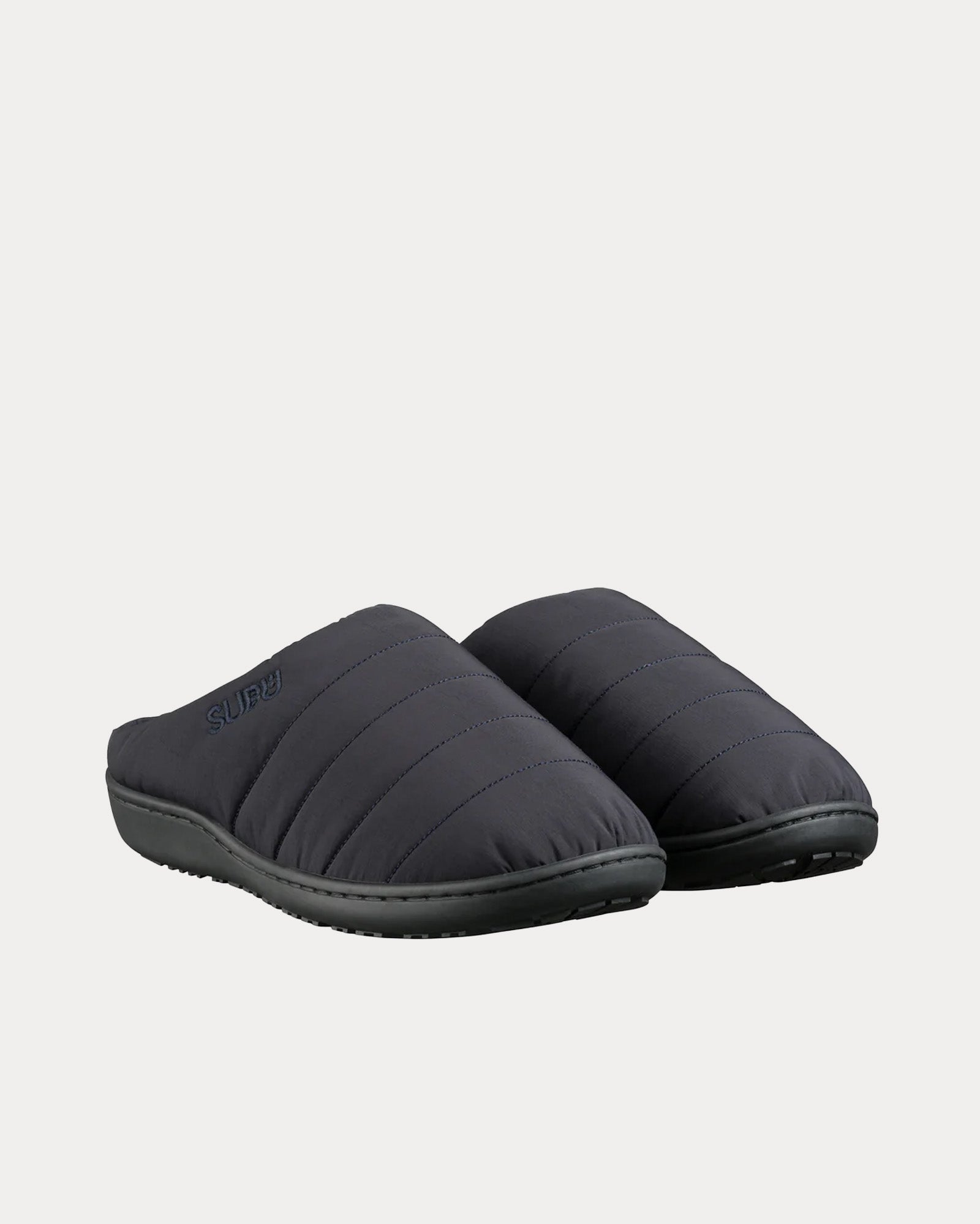 Subu x A.P.C. Winter Quilted Dark Navy Sandals - 3