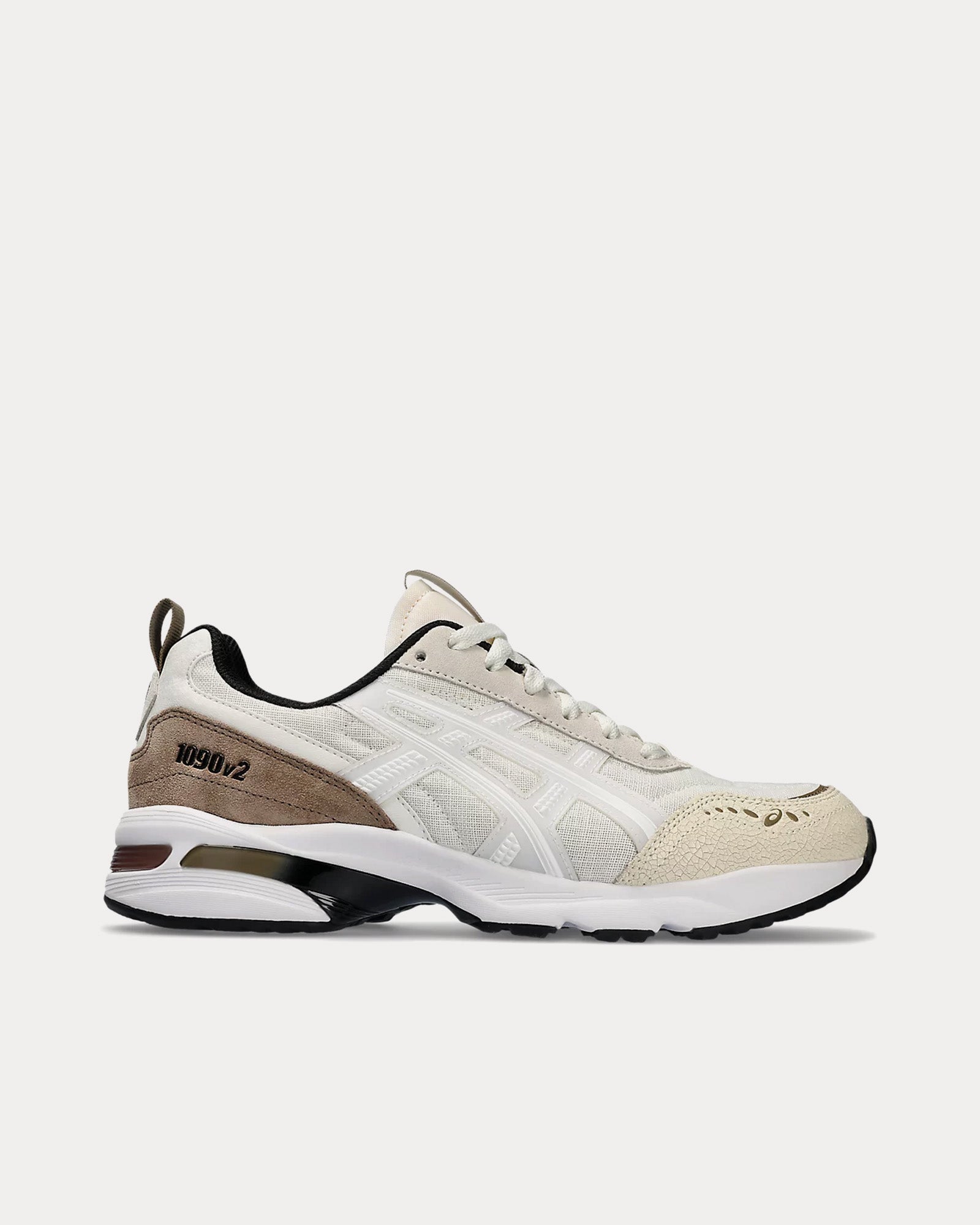 Asics Gel-1090v2 Cream / White Low Top Sneakers - 1