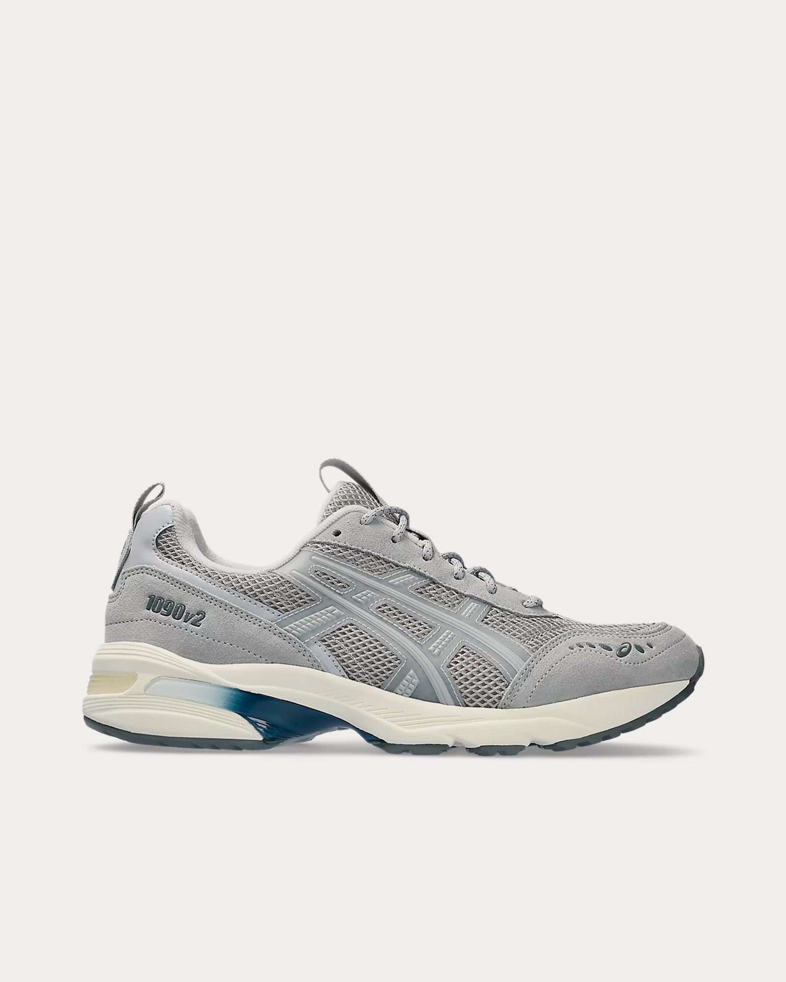 Asics Gel-1090v2 Mid Grey / Mid Grey Low Top Sneakers - 1