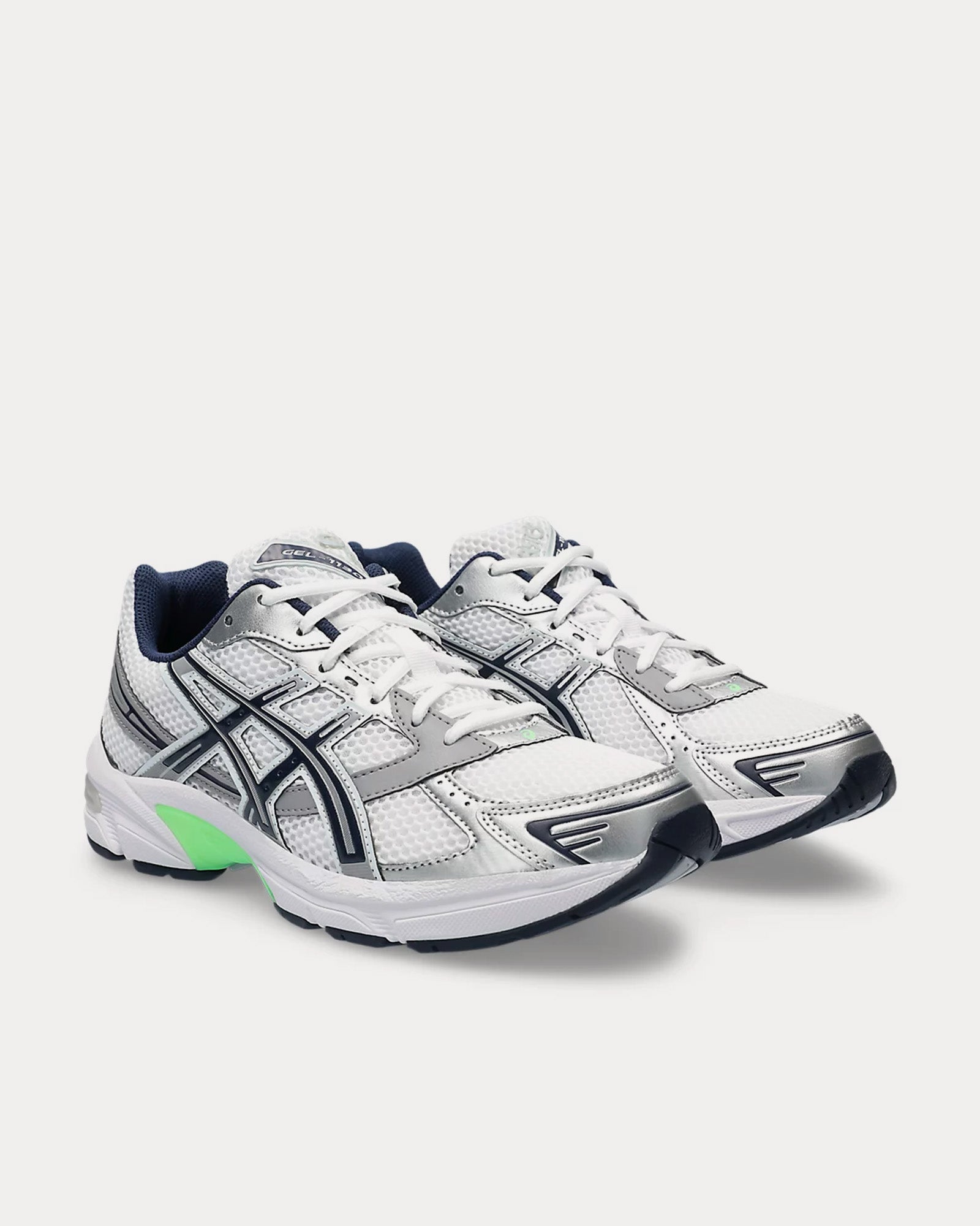 Asics Gel-1130 White / Mid Grey Low Top Sneakers - 3