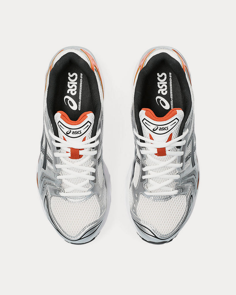 Asics Gel-Kayano 14 White / Piquant Orange Low Top Sneakers