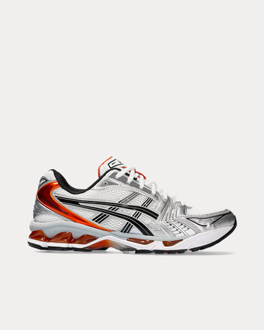 Asics Gel-Kayano 14 White / Piquant Orange Low Top Sneakers