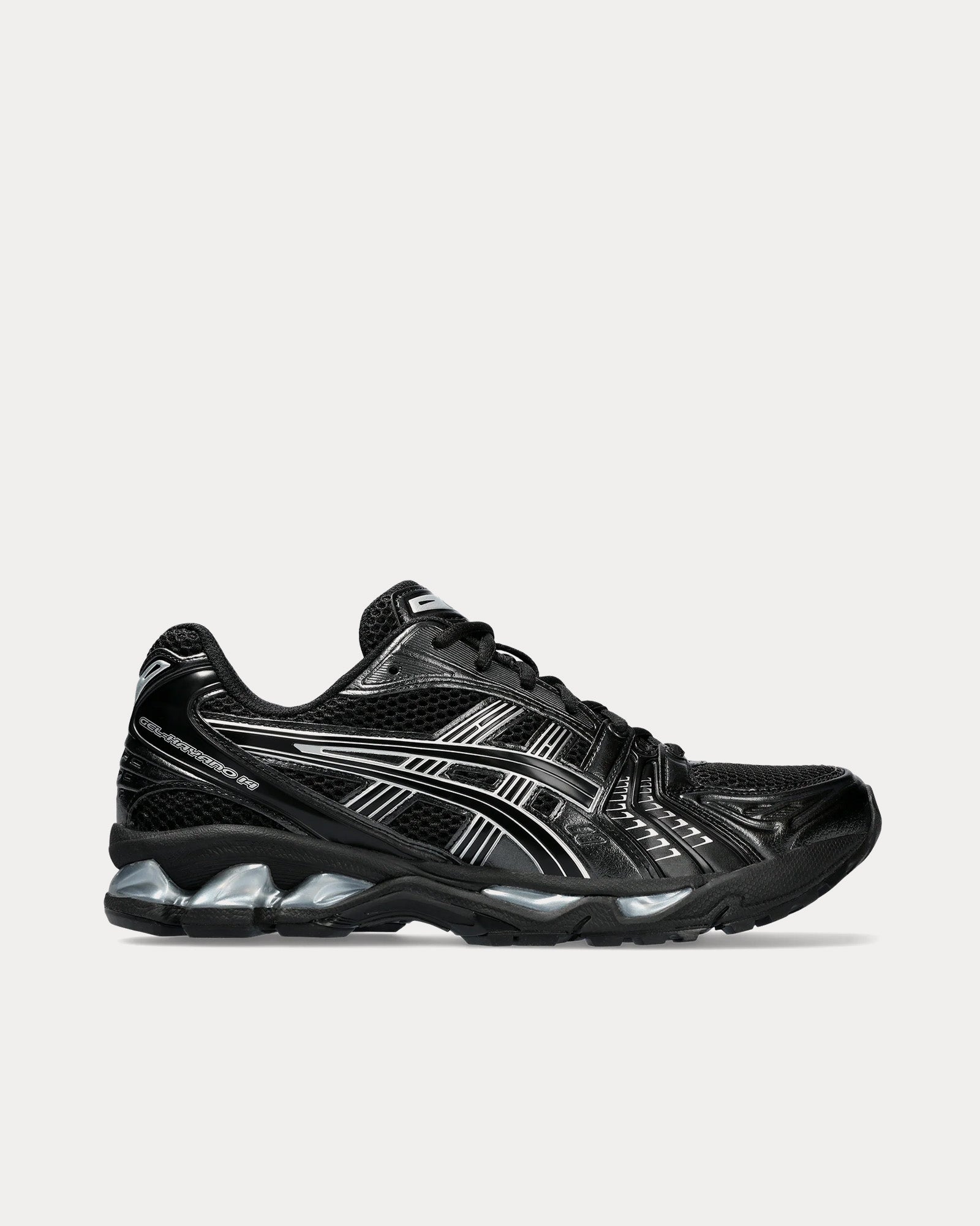 Asics Gel-Kayano 14 Black / Black / Pure Silver Low Top Sneakers - 1