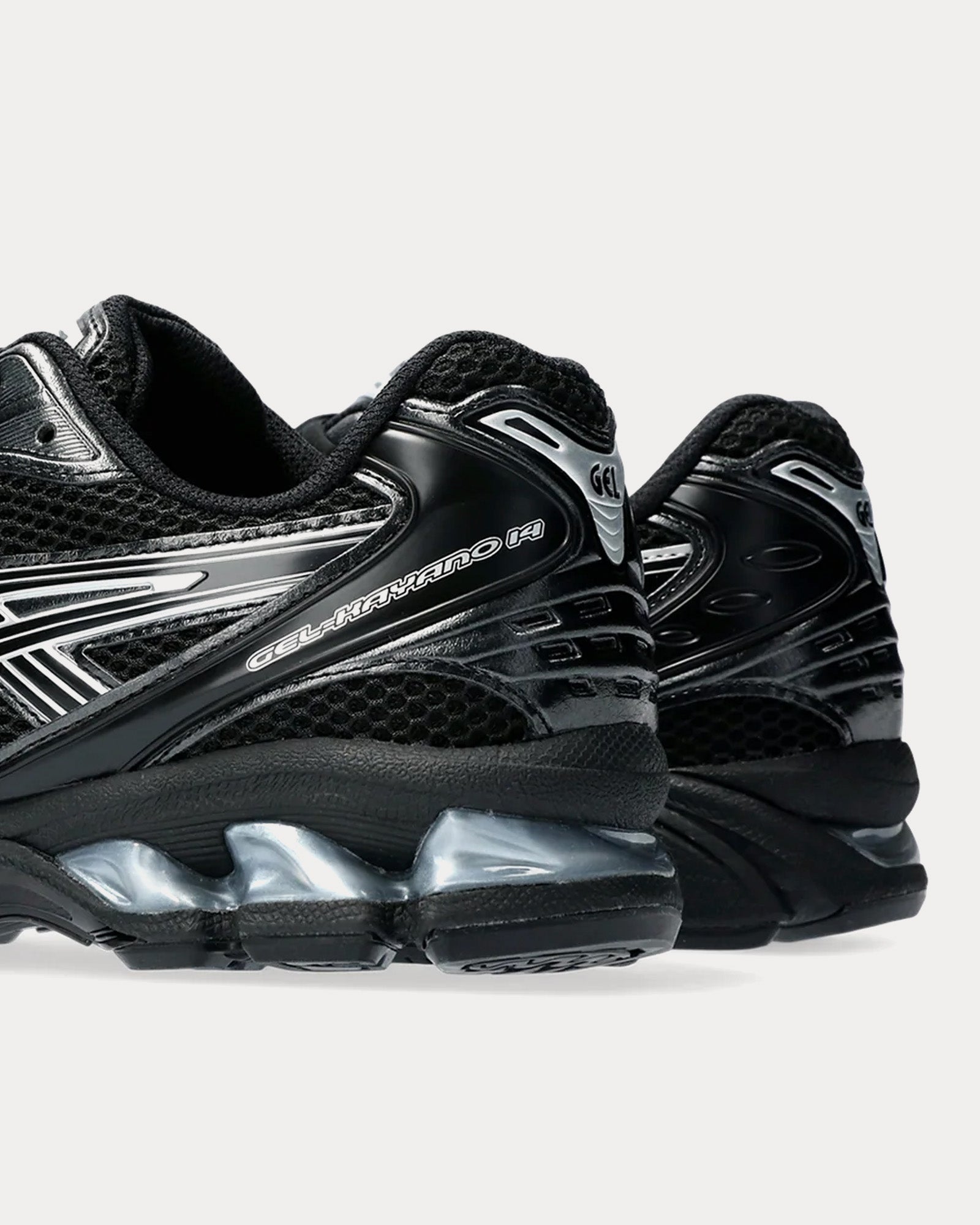 Asics Gel-Kayano 14 Black / Black / Pure Silver Low Top Sneakers - 3