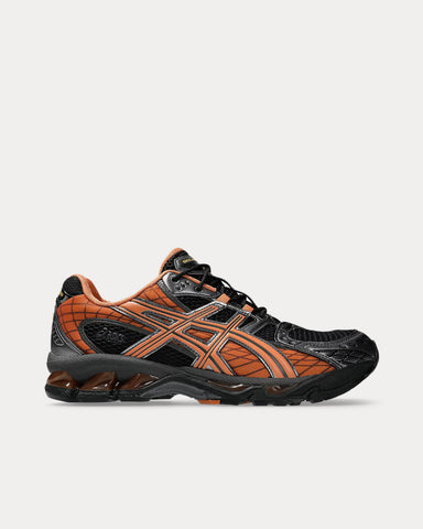 Asics Gel-Nimbus 10.1 Black / Rust Orange Low Top Sneakers