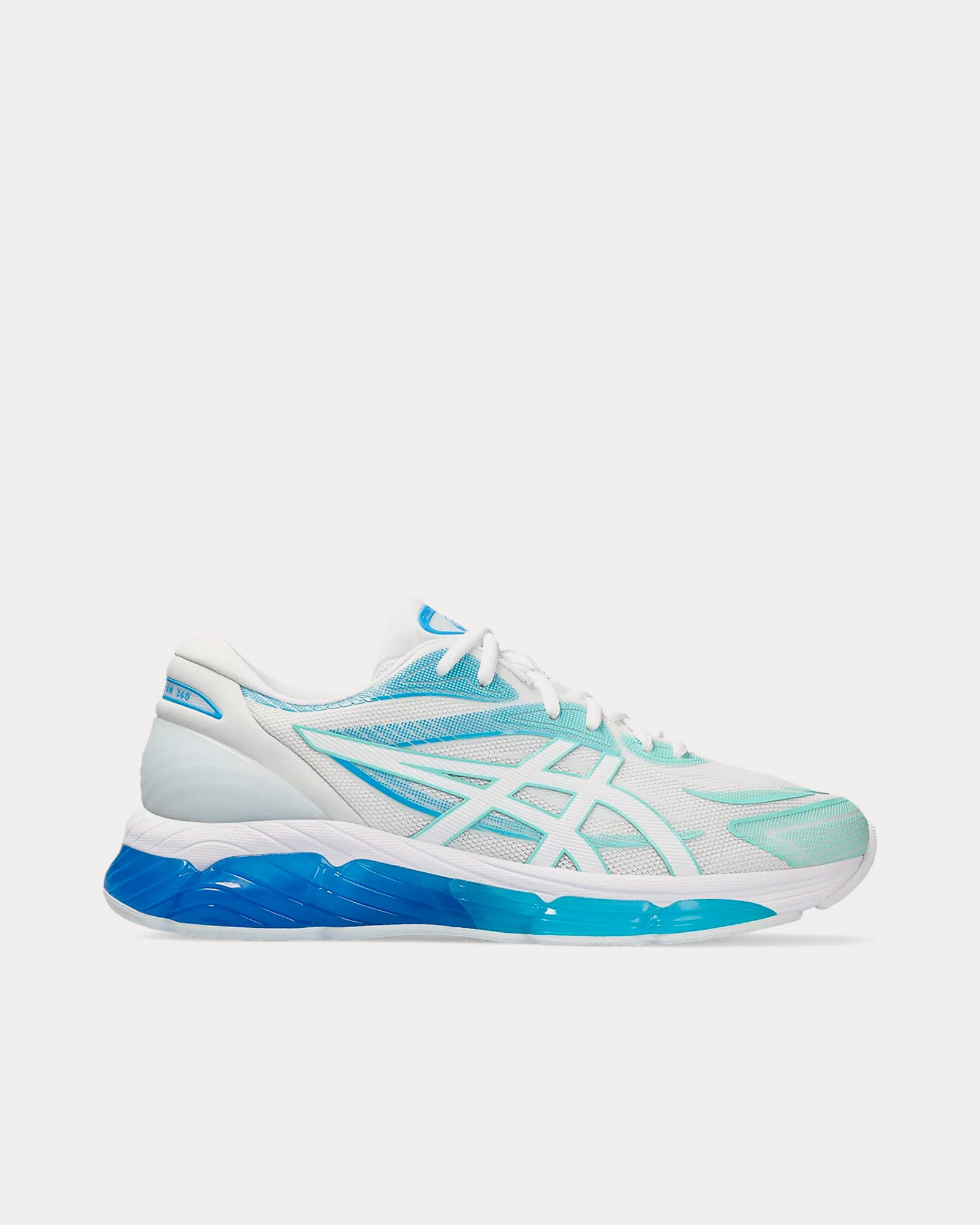 Asics Gel-Quantum 360 VIII White / Azul Blue Low Top Sneakers - 1