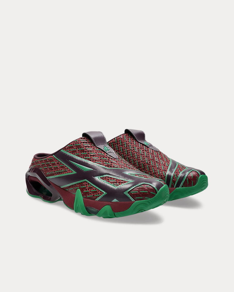 Asics x Kiko Kostadinov Gel-Styrax Asics Dahlia / Bright Green Mules - 3