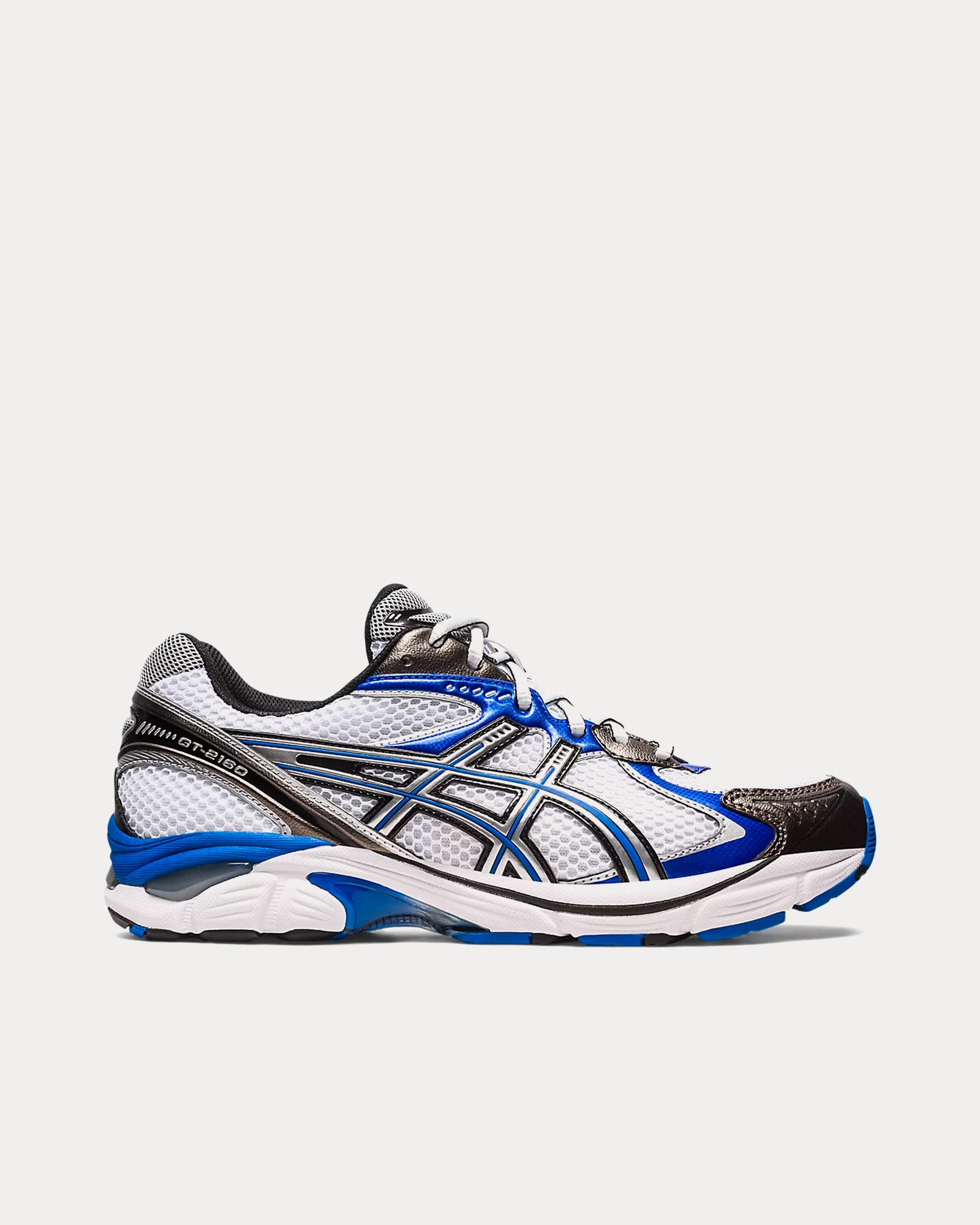 Blue and white asics online