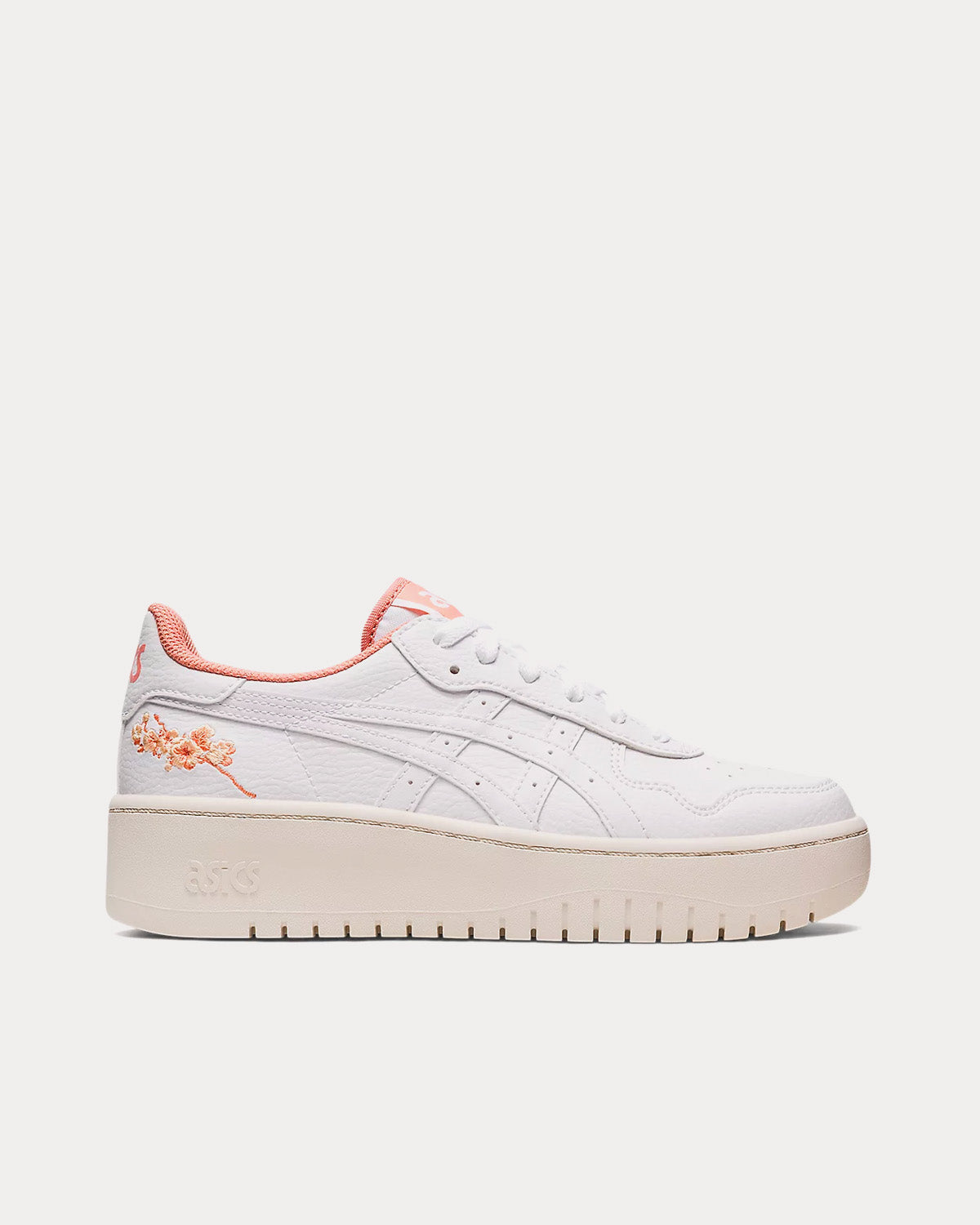 Asics Japan S PF White / Salmon Low Top Sneakers - 1