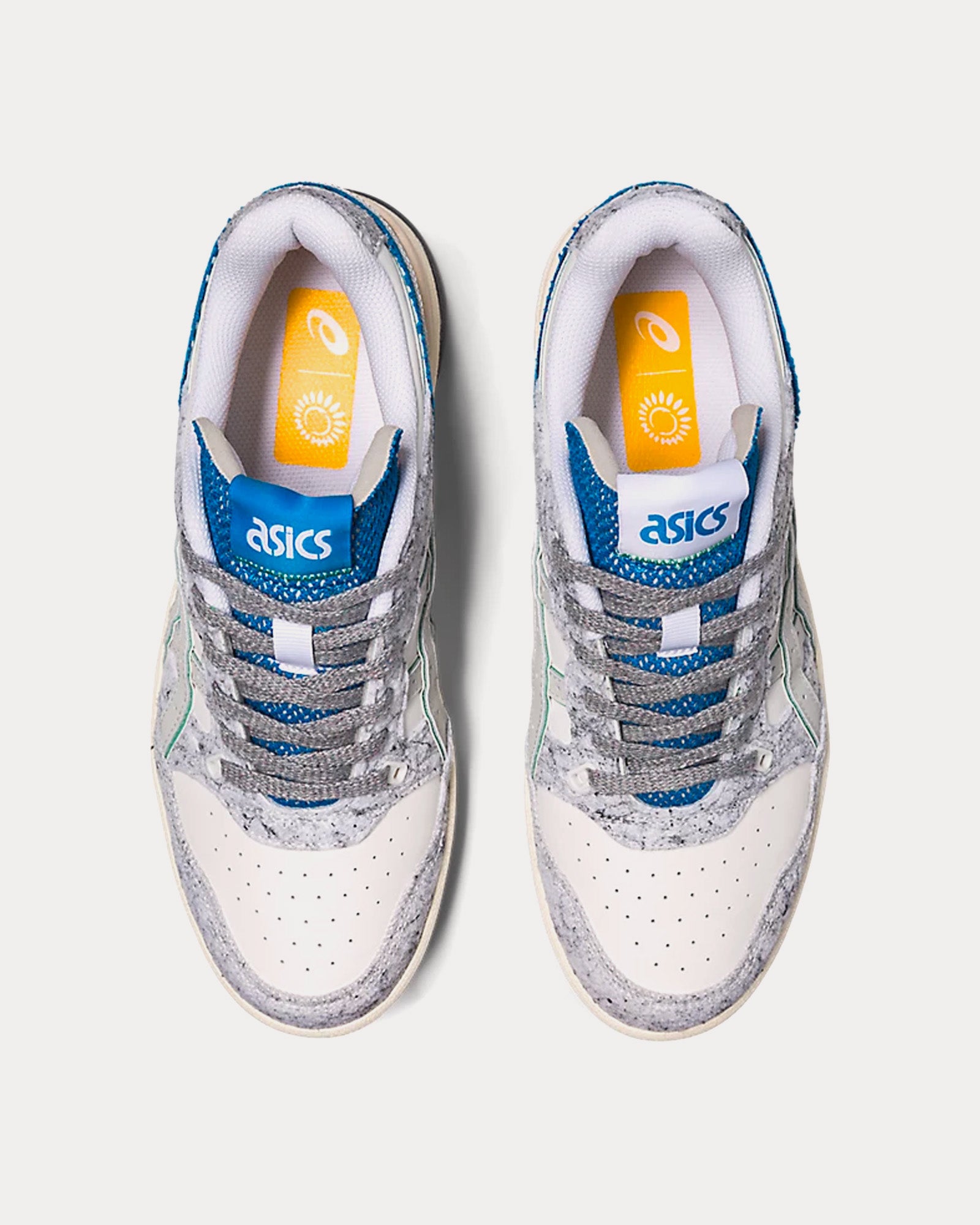 Asics EX89 White / Dolphin Blue Low Top Sneakers - 2