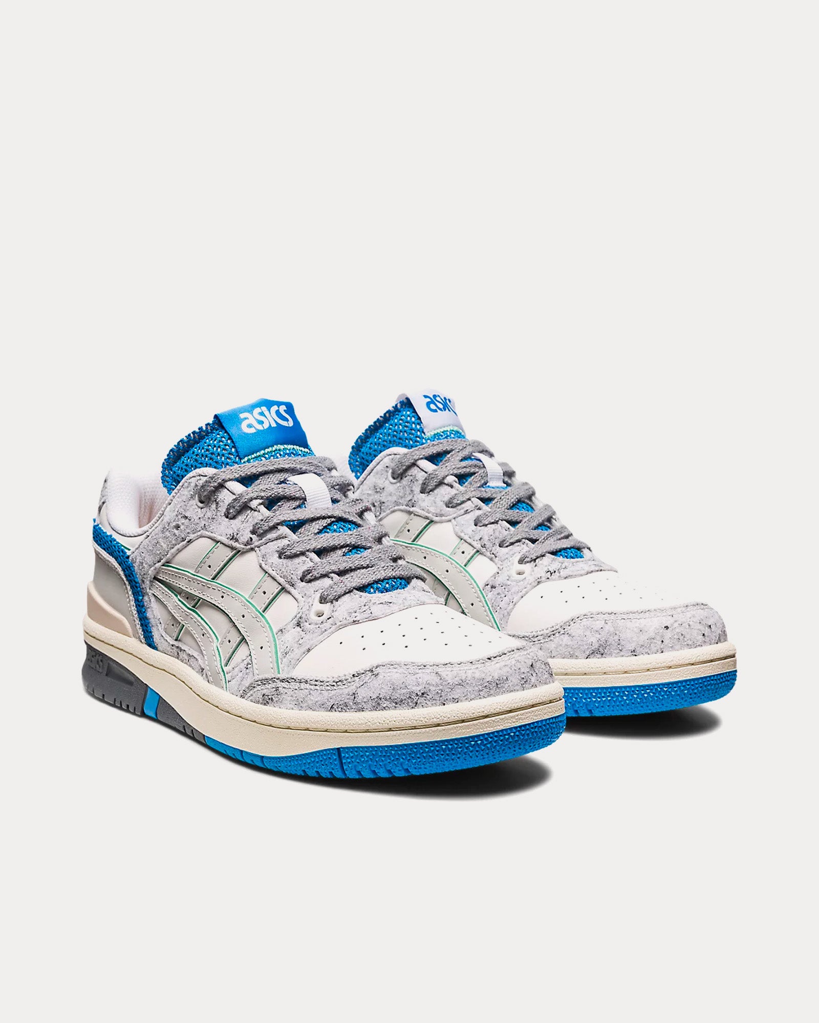 Asics EX89 White / Dolphin Blue Low Top Sneakers - 3