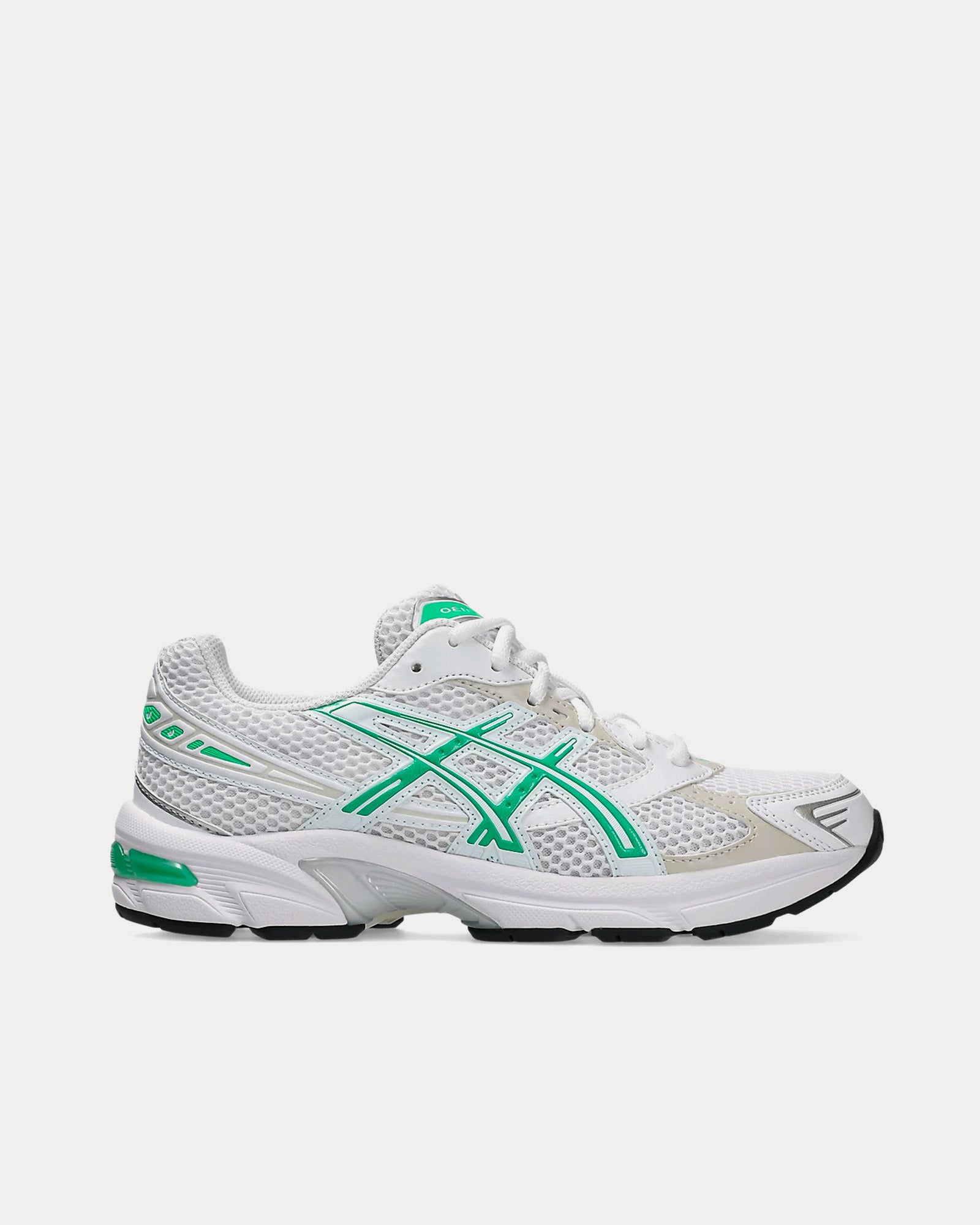 Asics Gel-1130 White / Malachite Green Low Top Sneakers - 1