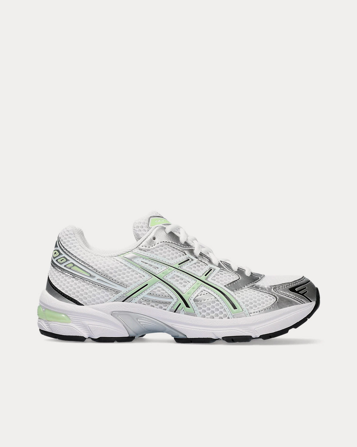 Asics Gel-1130 White / Jade Low Top Sneakers - 1