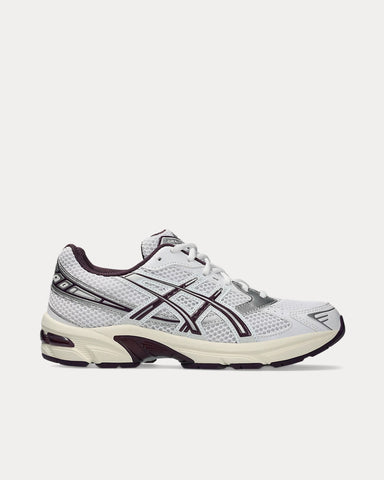 Asics Gel-1130 White / Deep Plum Low Top Sneakers