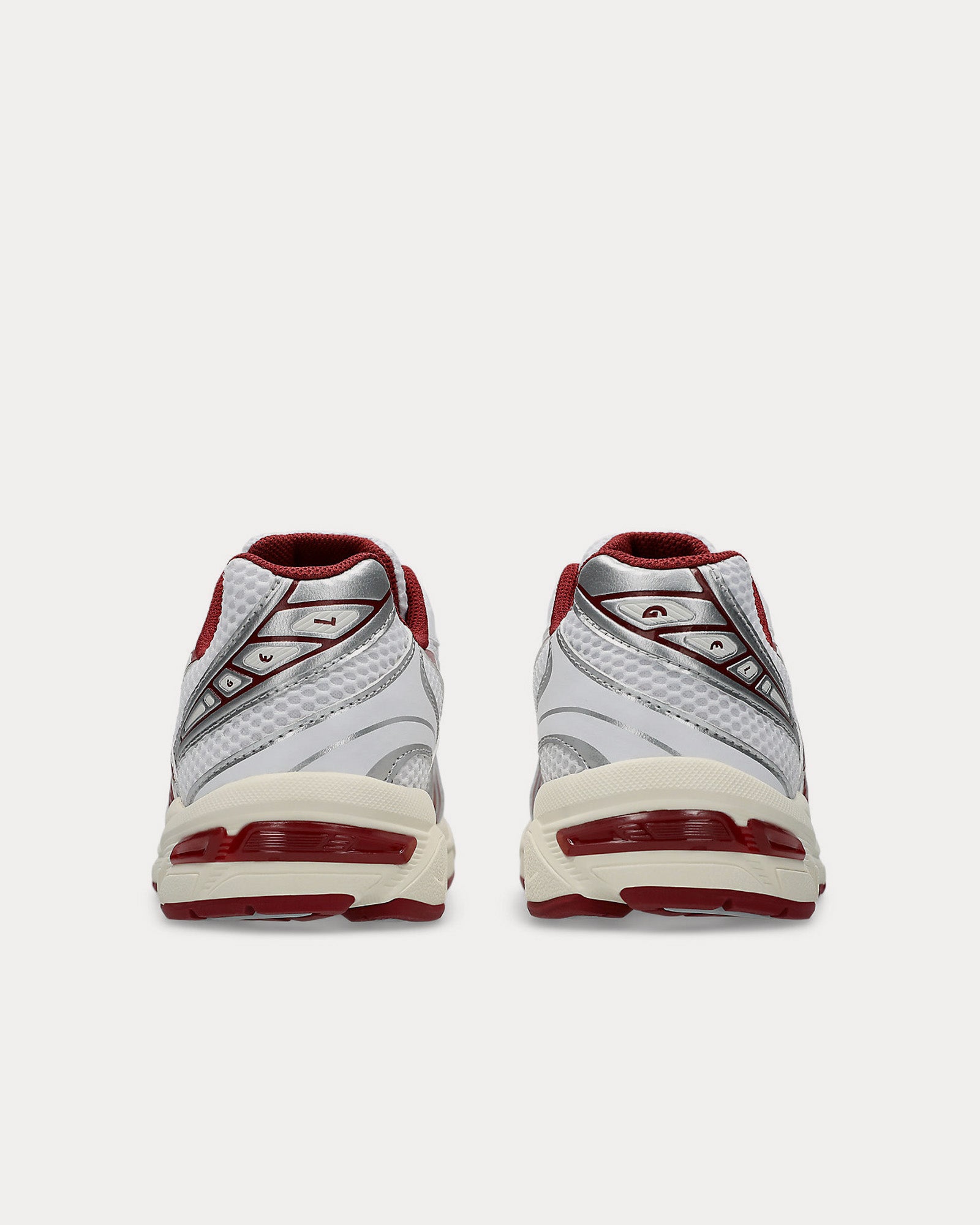 Asics Gel-1130 White / Red Dahlia Low Top Sneakers - 3